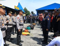 Polri Gelar Apel Pergeseran Pasukan, Tegaskan Komitmen Percepatan Bantuan Bencana