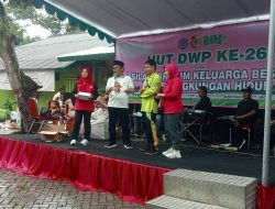 HUT Dharma Wanita ke-26 Kepala Dinas Suprihandoko Adakan Acara”Silahturahmi Keluarga Besar Dinas Lingkungan Hidup”