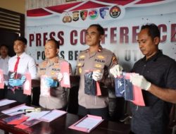 Dalam Jumpa Pers Polres Bengkulu Utara Kembali Tangkap 3 Kurir Narkoba, Sita Sabu dan Kendaraan Sebagai Barang Bukti