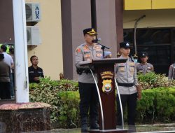 Polres Bengkulu Utara Melaksanakan kegiatan Apel Siaga Kamtibmas di Bulan Ramadhan