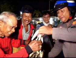 Mas Bhabin Dipercaya Kapolres Bondowoso Untuk Berbagi & Peduli Pada Sesama