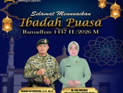 Keluarga Besar Brigif 9/Dharaka Yudha Ucapkan Selamat Menunaikan Ibadah Puasa 1447 H