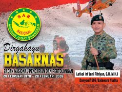 Letkol Inf Juni Fitriyan : Dirgahayu Basarnas Ke-54 Bersama TNI Sinergi Kemanusiaan