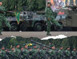 Komandan Yonif 509/BY/9/2 Kostrad Bersama Prajurit Tunjukkan Jiwa Ksatria pada Upacara HUT ke-65 Kostrad
