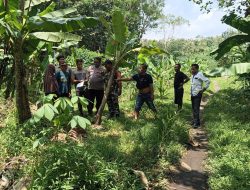 Babinsa Simo Kawal Pengukuran Tanah Warga, Cegah Sengketa Lahan Sejak Dini