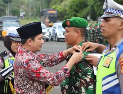 Ari Septia Adinata, S.E,M.AP, Bupati Bengkulu Utara Pimpin Apel Gelar Pasukan Operasi Ketupat Nala 2026