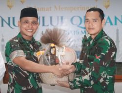 Komandan Yonif 509/BY Letkol Inf Juni Fitriyan, S.H., M.H.I.Bersama Prajurit  Peringati Nuzulul Qur’an 1447 H