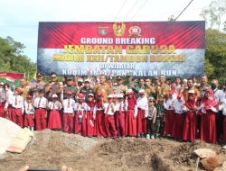 Ground Breaking Jembatan Garuda, Dandim 1014/Pbn Siap Dongkrak Ekonomi Sukamara