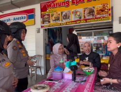 Semangat Hari Kartini, Polwan Polres Bengkulu Utara Gelar Patroli Dialogis di Pasar Purwodadi Arga Makmur